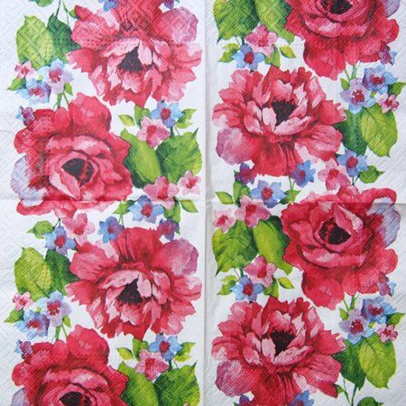 Tovaglioli: Serviette rosen (20Stk.) – Nuovo (secondo la descrizione) da Schlatt TG venduto da kreativ-atelier