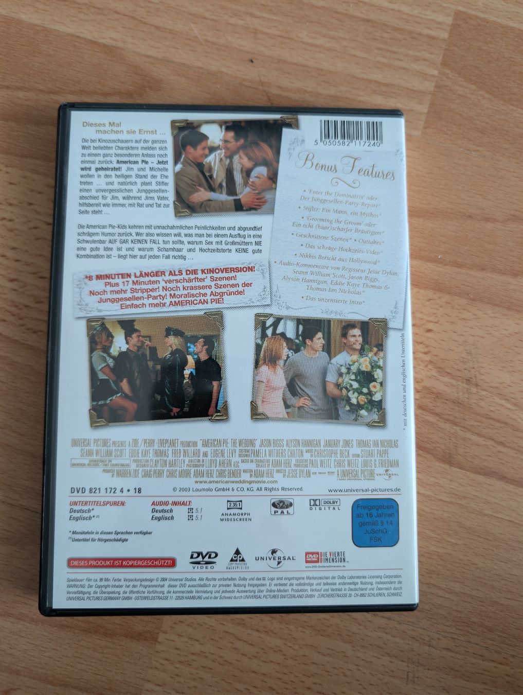 Tous les DVDs: DVD American Pie jetzt wird geheiratet – D'occasion à Buchs ZH par nudle10 1