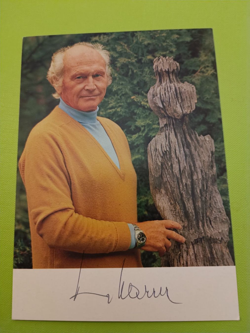 Autografi: Heinrich Harrer - handsigniert – Usato da Menziken venduto da Artographs