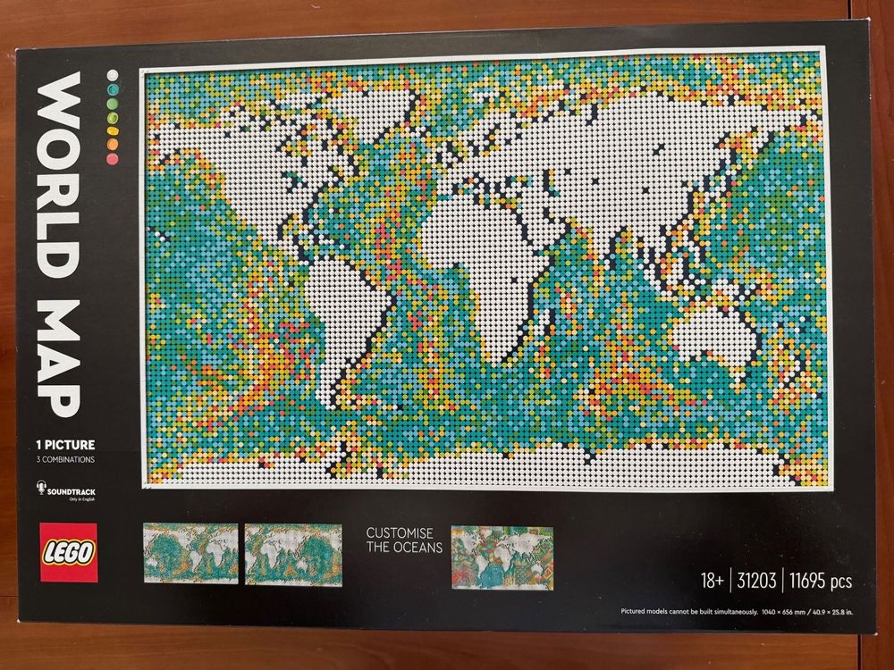 Lego World Map (31203) - Jamais monté (Neu und originalverpackt) in ...