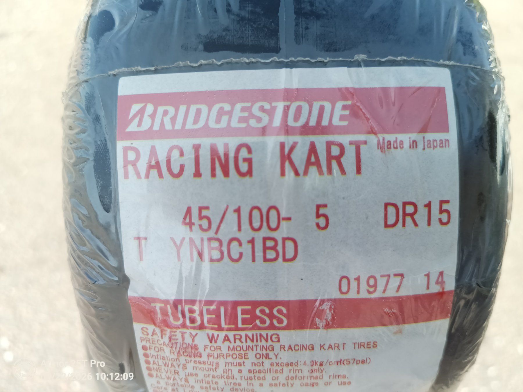 Karts: Kartreifen Satz  Bridgestone – Neu und originalverpackt aus Wienacht-Tobel von Racer97 1