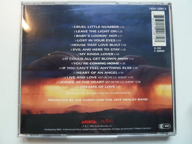 CD: Jeff Healey Band - Feel this – Usato da Au ZH venduto da sikoku 2