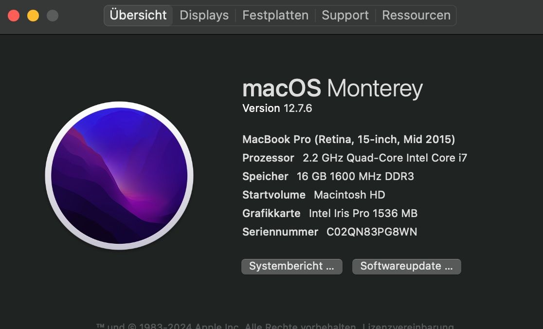 Apple Notebook: MacBook Pro 15 Zoll 256GB silber – Usato da Villigen venduto da ONITRO81 5