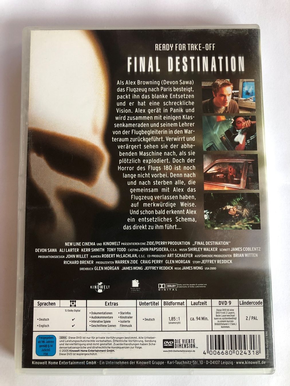 Tutti i DVDs: Final Destination DVD – Usato da Kestenholz venduto da Inna09 1