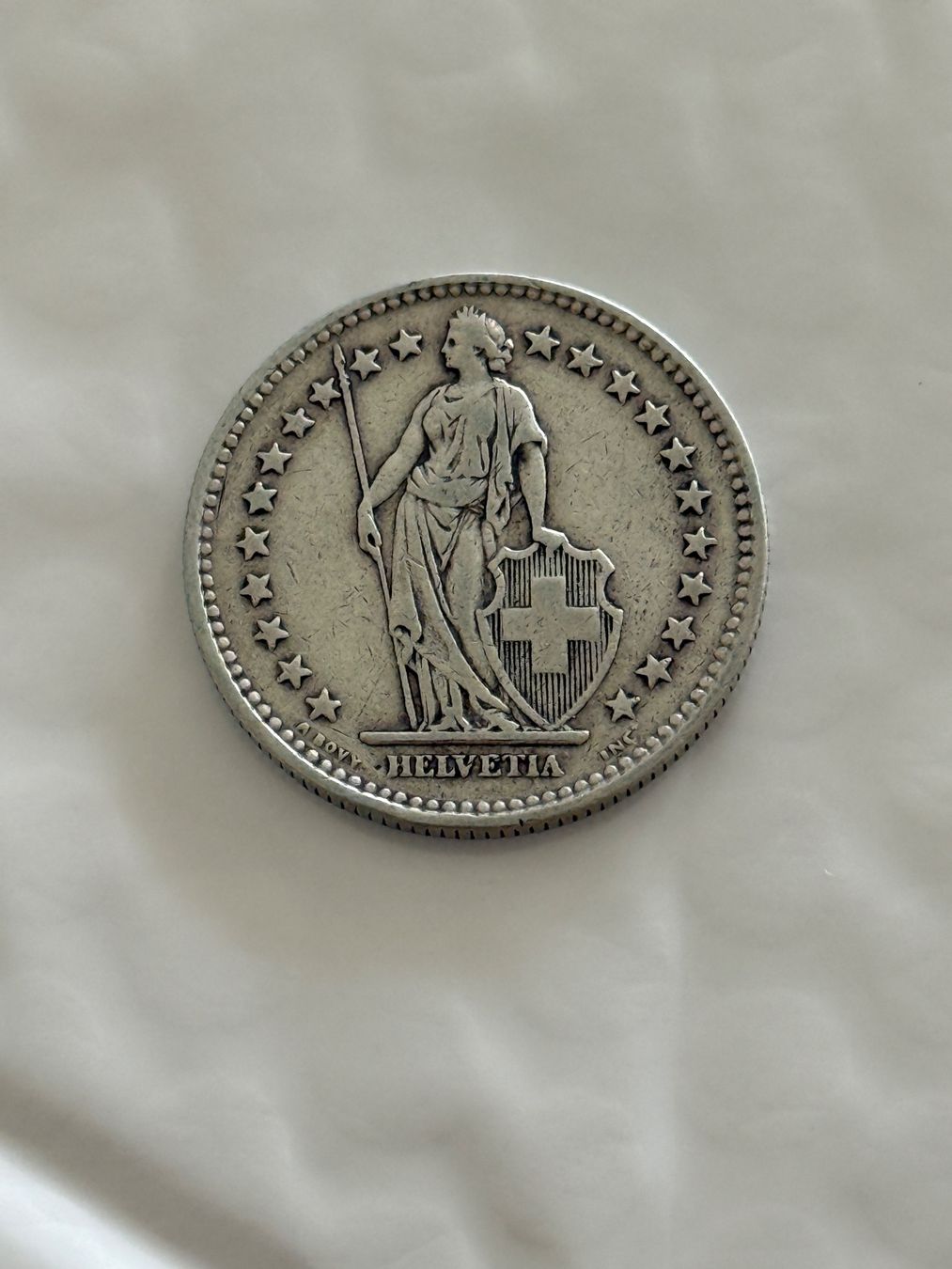 Tutti le monete: 2 Franken 1922  Rar – Usato da Wallisellen venduto da SWISS_SILVER1