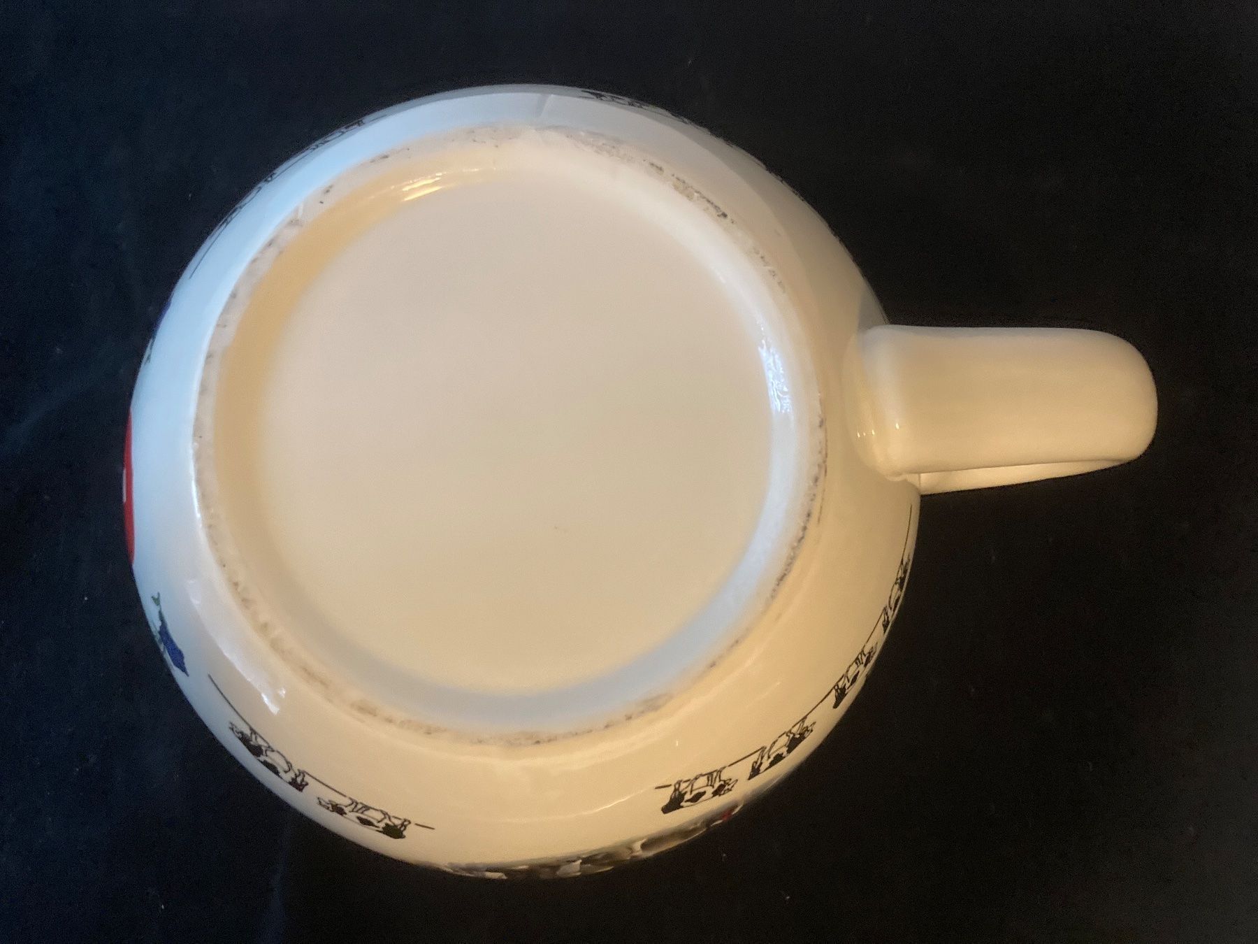 Blumentöpfe: Sehr grosse Schweizer-Tasse als Übertopf – Defekt aus Zürich von Chaeffeler 7