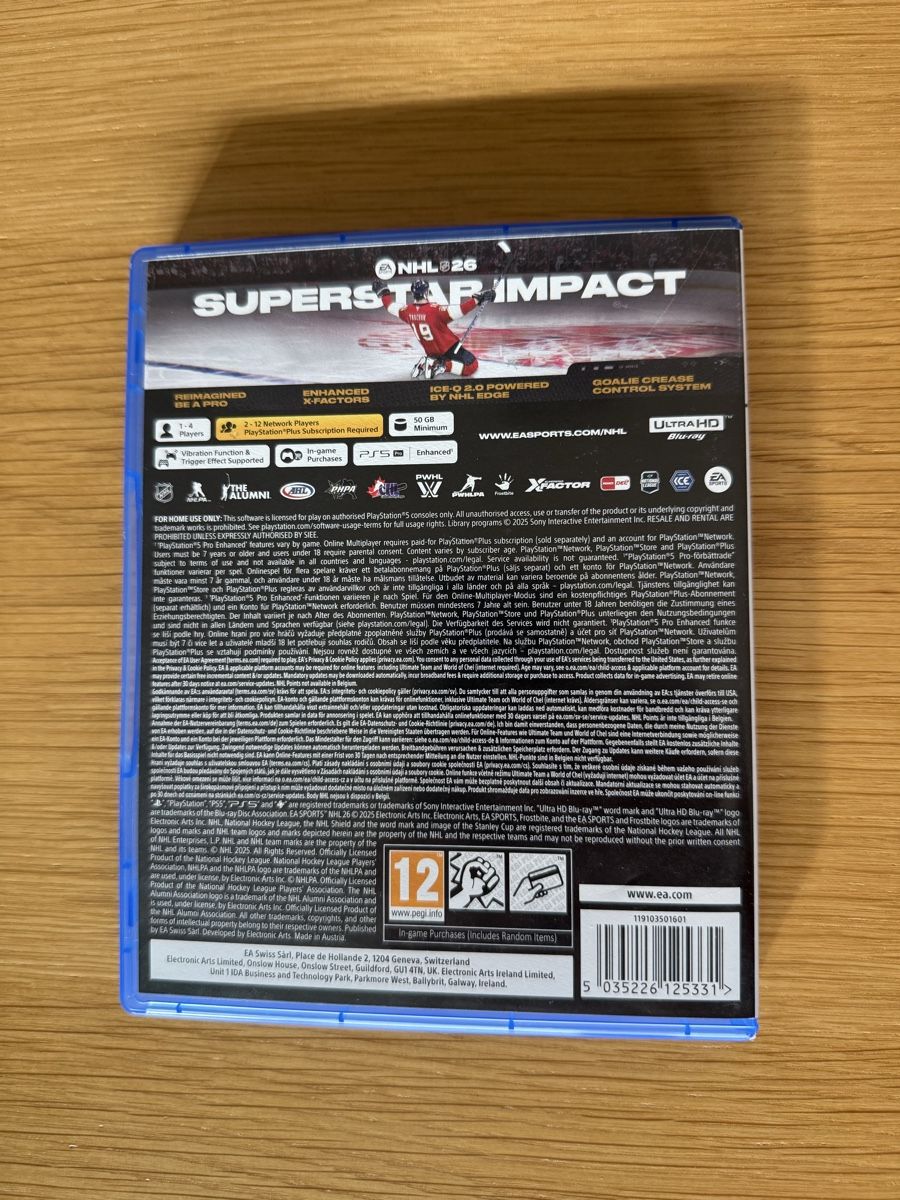 Sony Jeux: NHL 26 PS5 – Neuf (Voir description) à Biel/Bienne par Seelandais_ 1