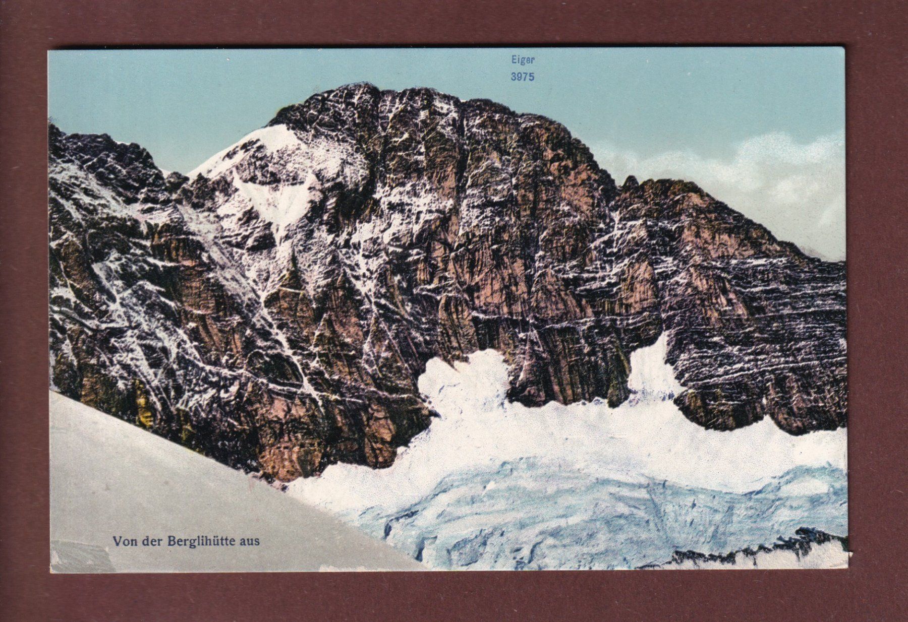 Cartoline postali: EIGER von der Berglihütte aus – Usato da Pully venduto da nicecards