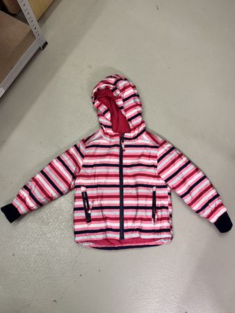 CRIVIT Kinder Winterjacke Gr. 86/92 – Pink gestreift