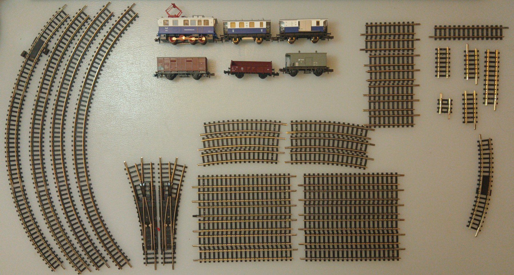 Fleischmann Modellini di ferrovie: Spur N Zug Set – Usato da St. Gallen venduto da Se12345a