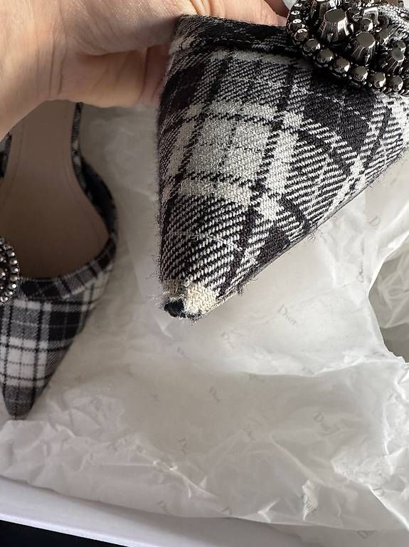 Scarpe da donna: Dior Plaid Kitten Heels – Usato da Zollikerberg venduto da sop_p82l 2