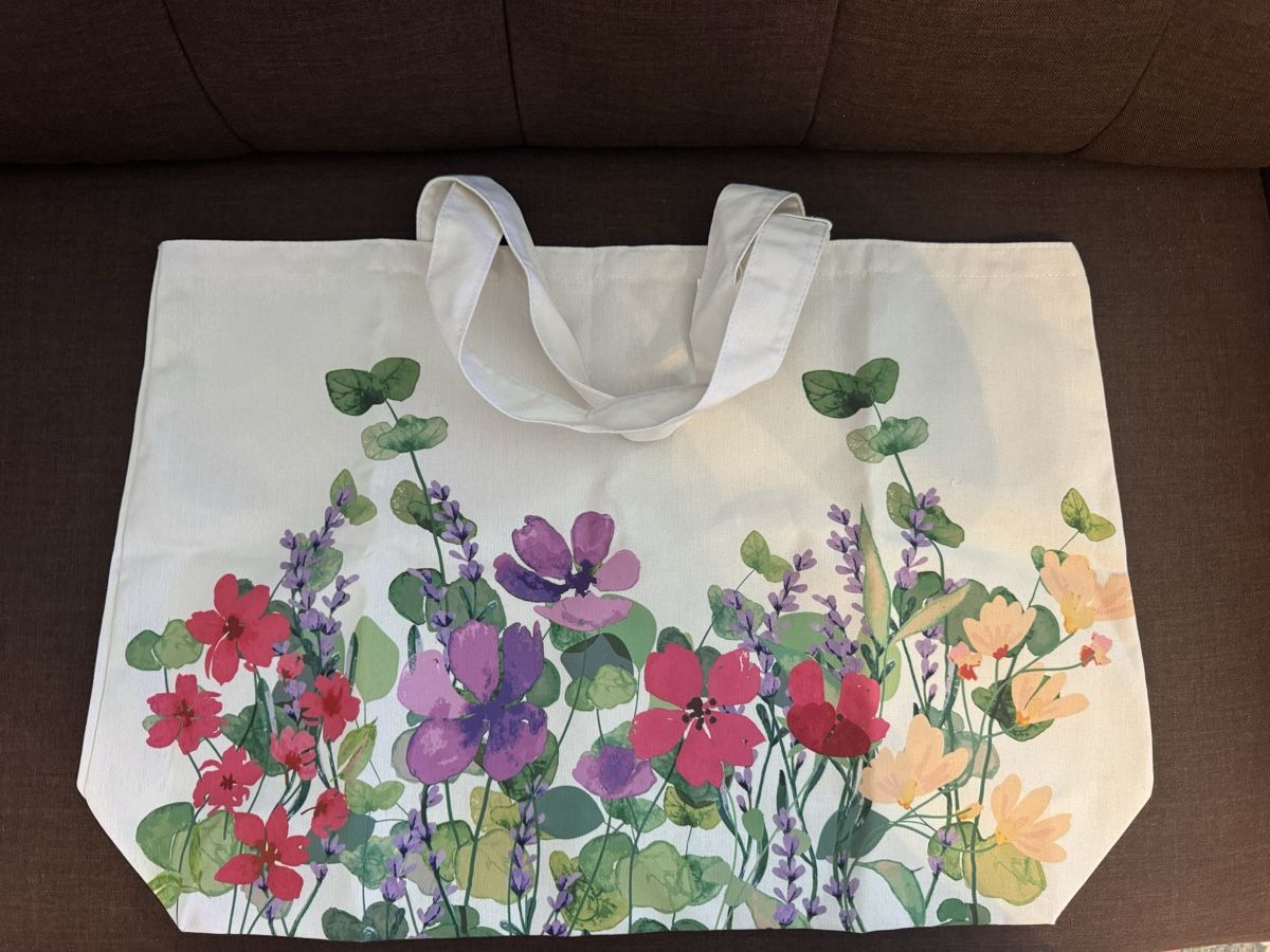 Borse: Stofftasche mit Blumenmotiv neu – Nuovo e nell'imballaggio originale da Zürich venduto da sel_xz2k 1