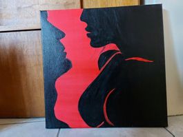 Arte moderna dipinto originale coppia