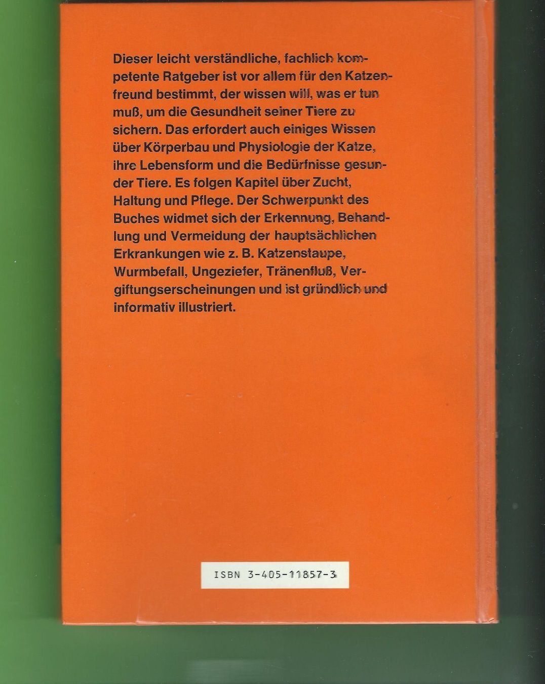 Libri: Katzenkrankheiten – Usato da Zürich venduto da t24_de 1