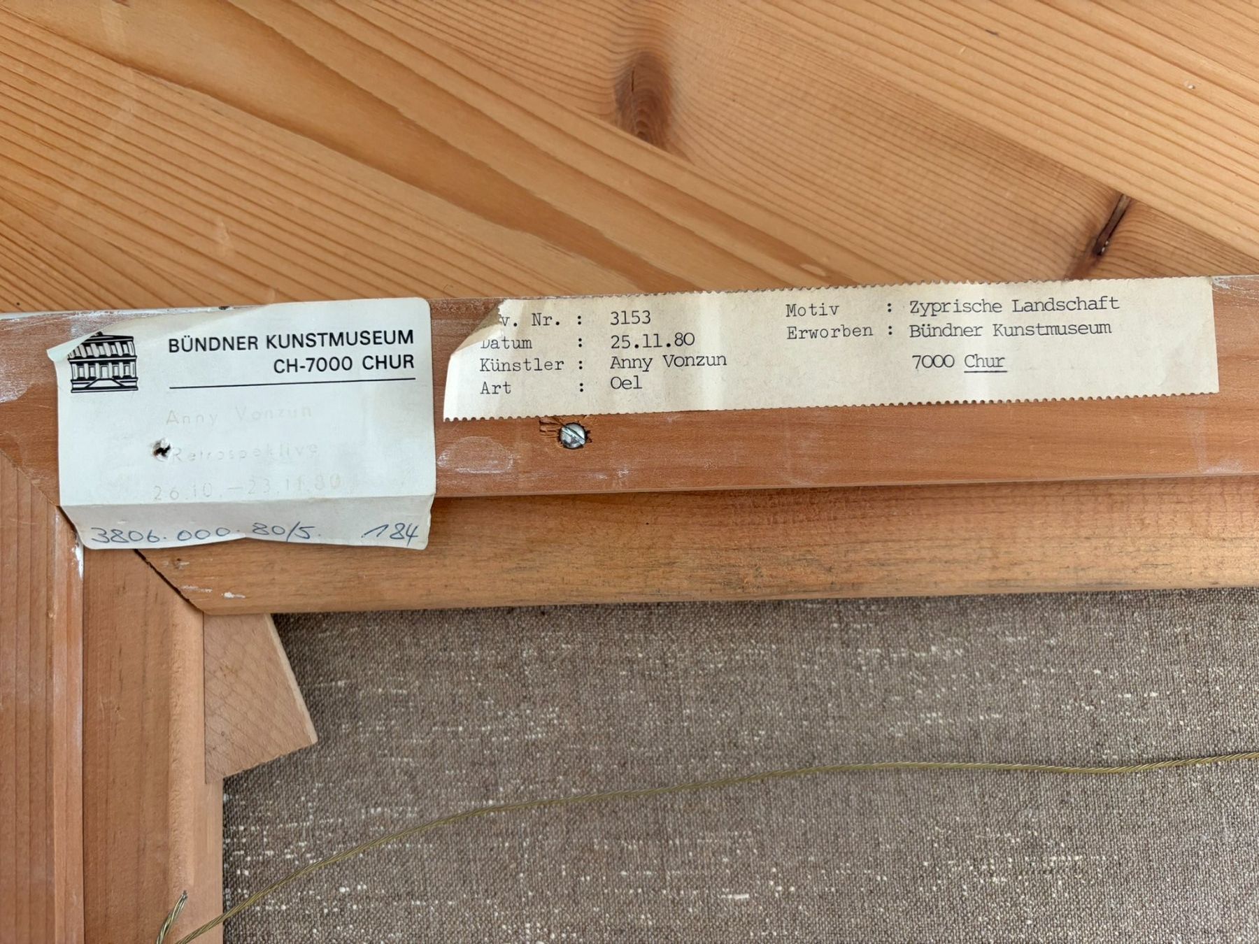 Dipinti: Oelgemälde von Anny Vonzun – Usato da Neunkirch venduto da Kamuy 1