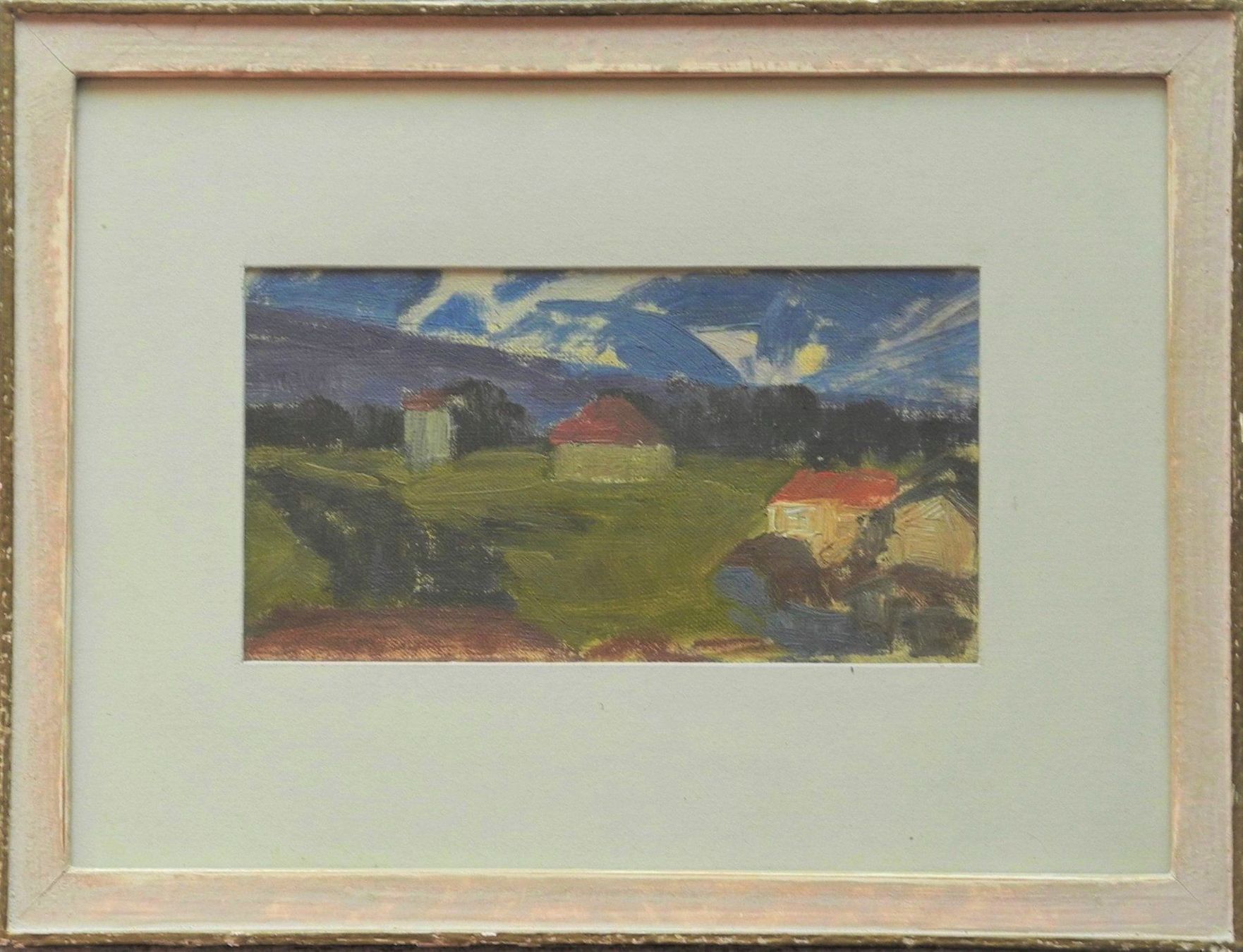 Dipinti: Karl Baumgartner 1898-1981 Landschaft - Basler Künstler – Usato da Wünnewil venduto da FineArt-NicePrice