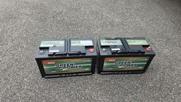 Green Power AGM 100AH Camper Akkus