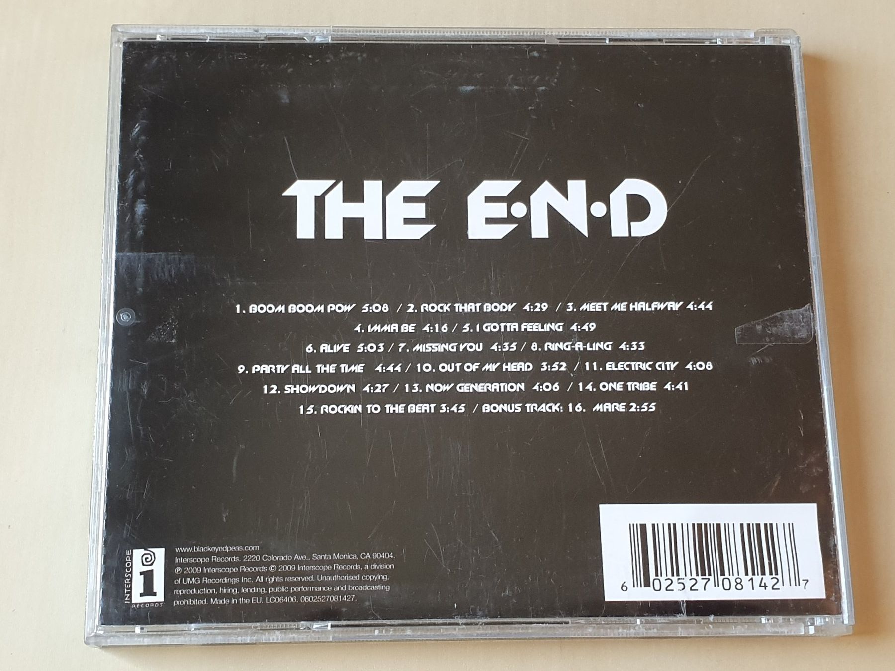 CD: The Black Eyed Peas The End – Usato da Stansstad venduto da collectorsshop 1