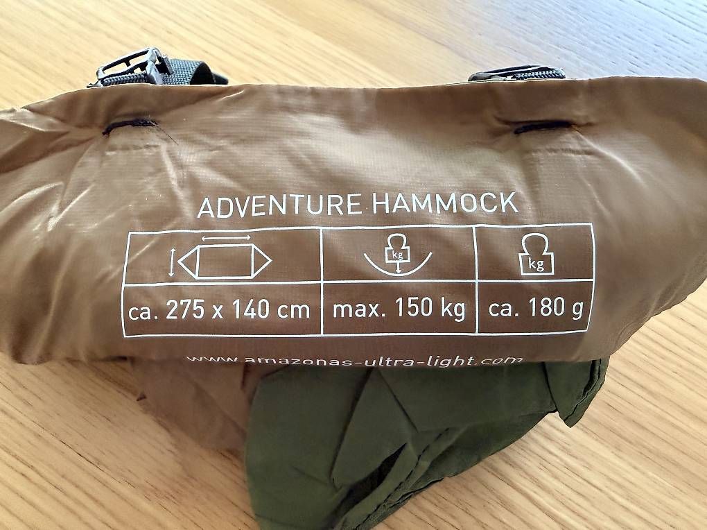 Giacche: Amazonas Adventure Hammock Ultra-Light  – Usato da Walenstadt venduto da Manow3 1