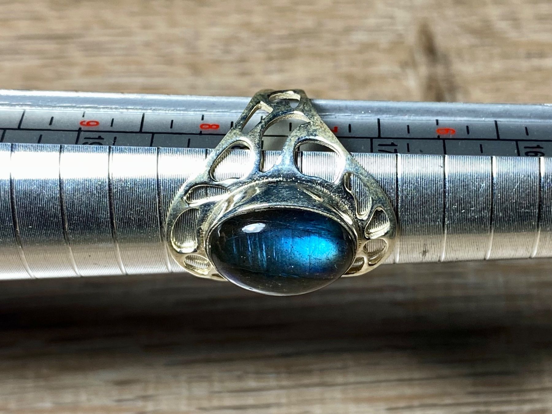 Ringe: Moderner Silber Ring mit natürlichem Labradorit – Neu und originalverpackt aus Laax von Kiki_Kingdom3 8