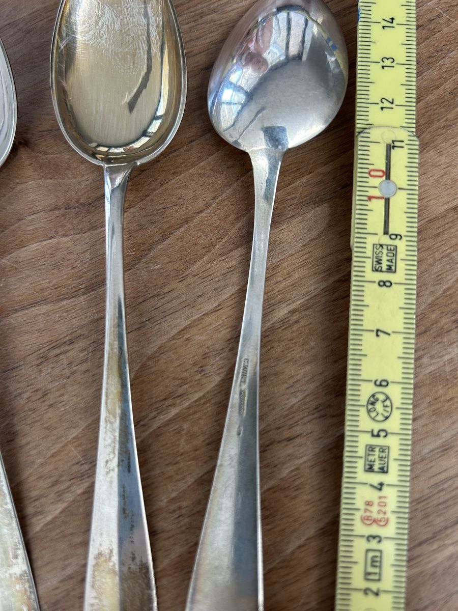 Set di posate: Verschiedenes Besteck Messer Gabel Löffel Silber Metall – Usato da Kreuzlingen venduto da Pix66 5