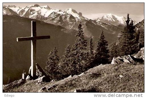 Cartoline postali: LA CREUSAZ - SALVAN 1955 – Usato da Lutry venduto da Ediego
