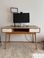 Scandinavian-style wooden desk