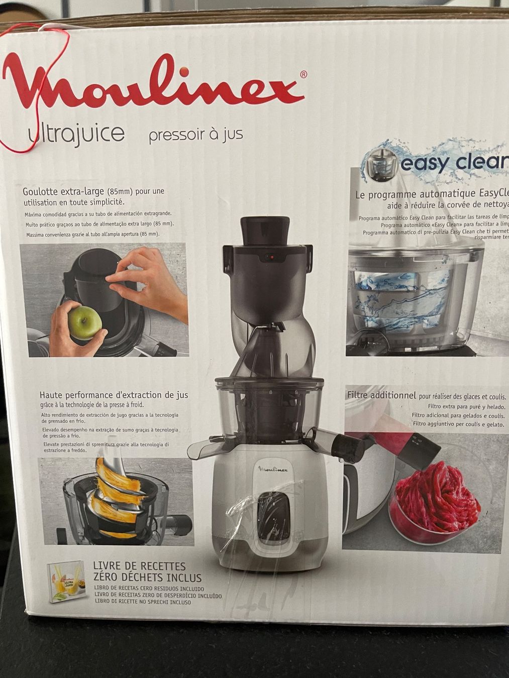 Jus Moulinex Moulinex Infiny Juice Recetas Moulinex ZU500A10