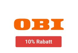 OBI 10% Rabatt aufs gesamte Sortiment