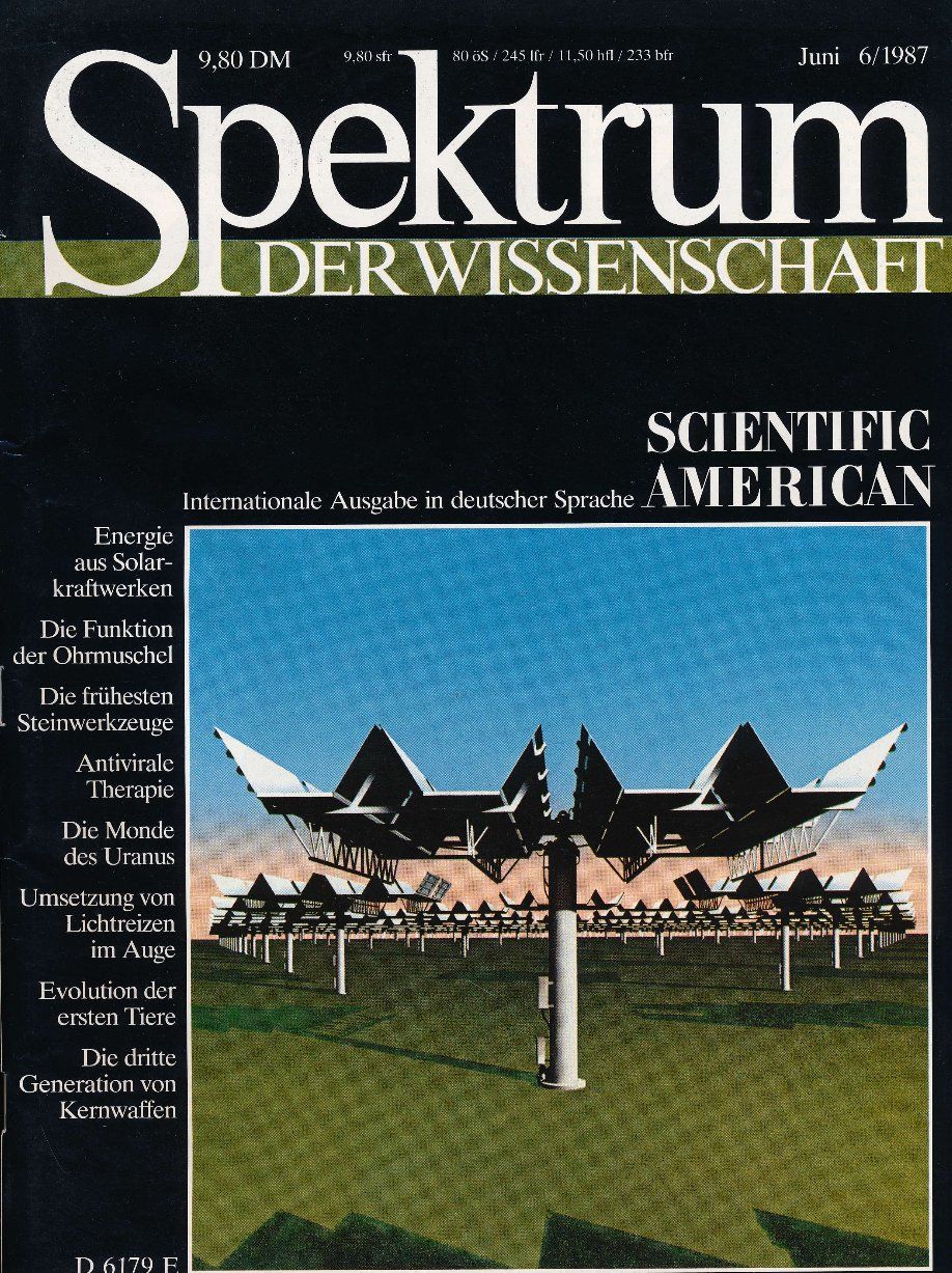 Zeitschriften & Magazine: Spektrum der Wissenschaft 6-1987 Solarkraftwerke – Gebraucht aus Dietikon von Ahaack29