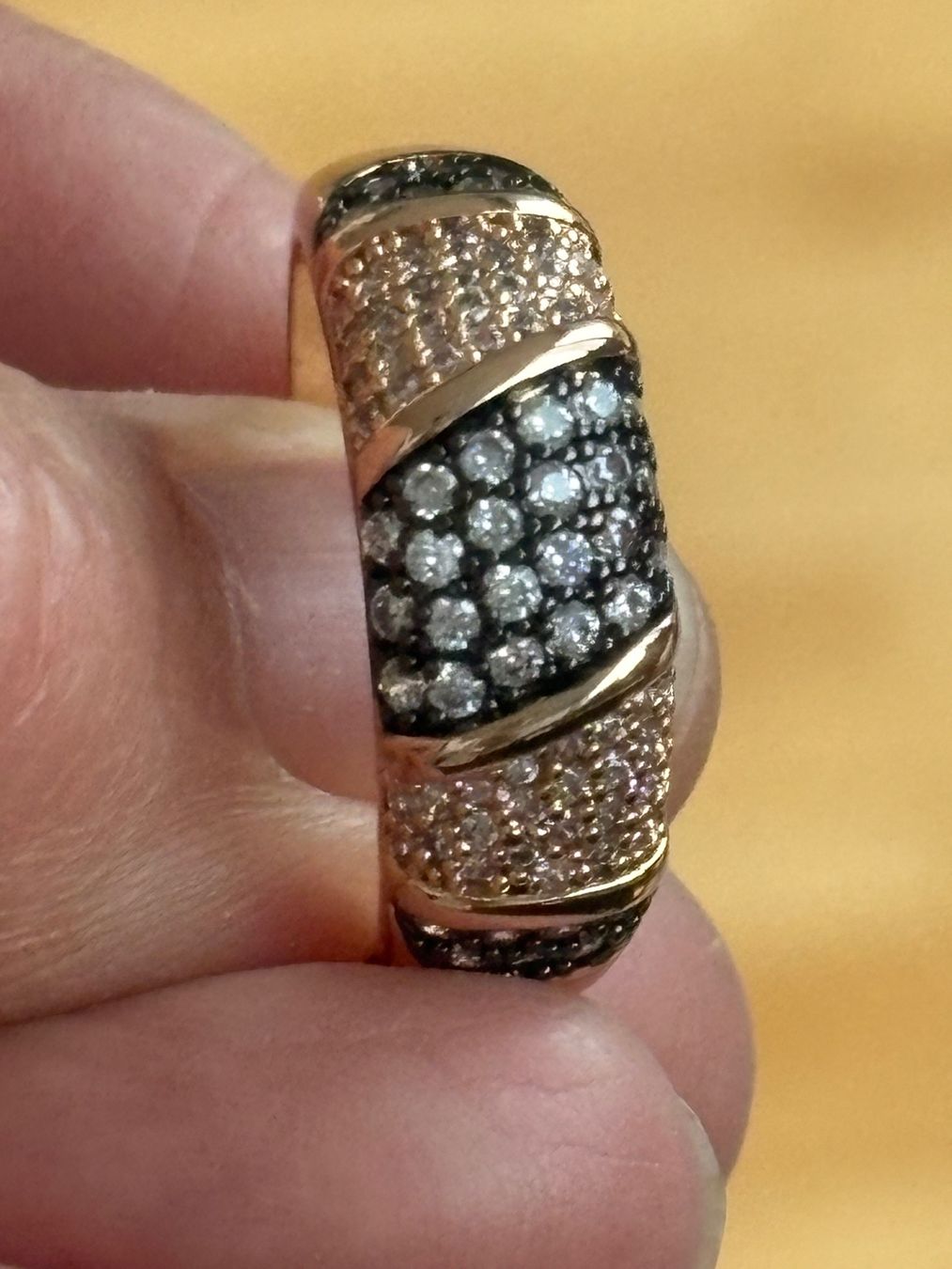 Ringe: Luxus Elegante Gr.19/9 Ring Farbe: Rosa/Schwarz – Neu (gemäss Beschreibung) aus Biel-Bienne von Roserosse13 9