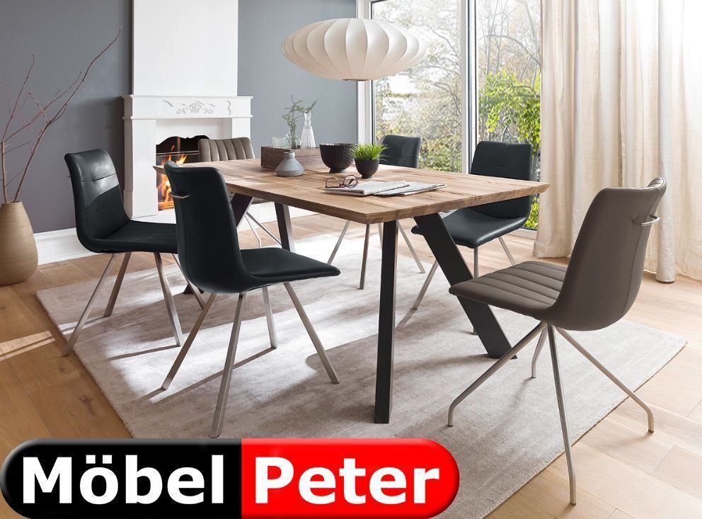 Sedie: Designer Vintage Stuhl Alexia – Nuovo e nell'imballaggio originale da Kölliken venduto da moebel-peter 1