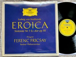 Beethoven Eroica Fricsay DGG MONO LP GEWASCHEN TOP