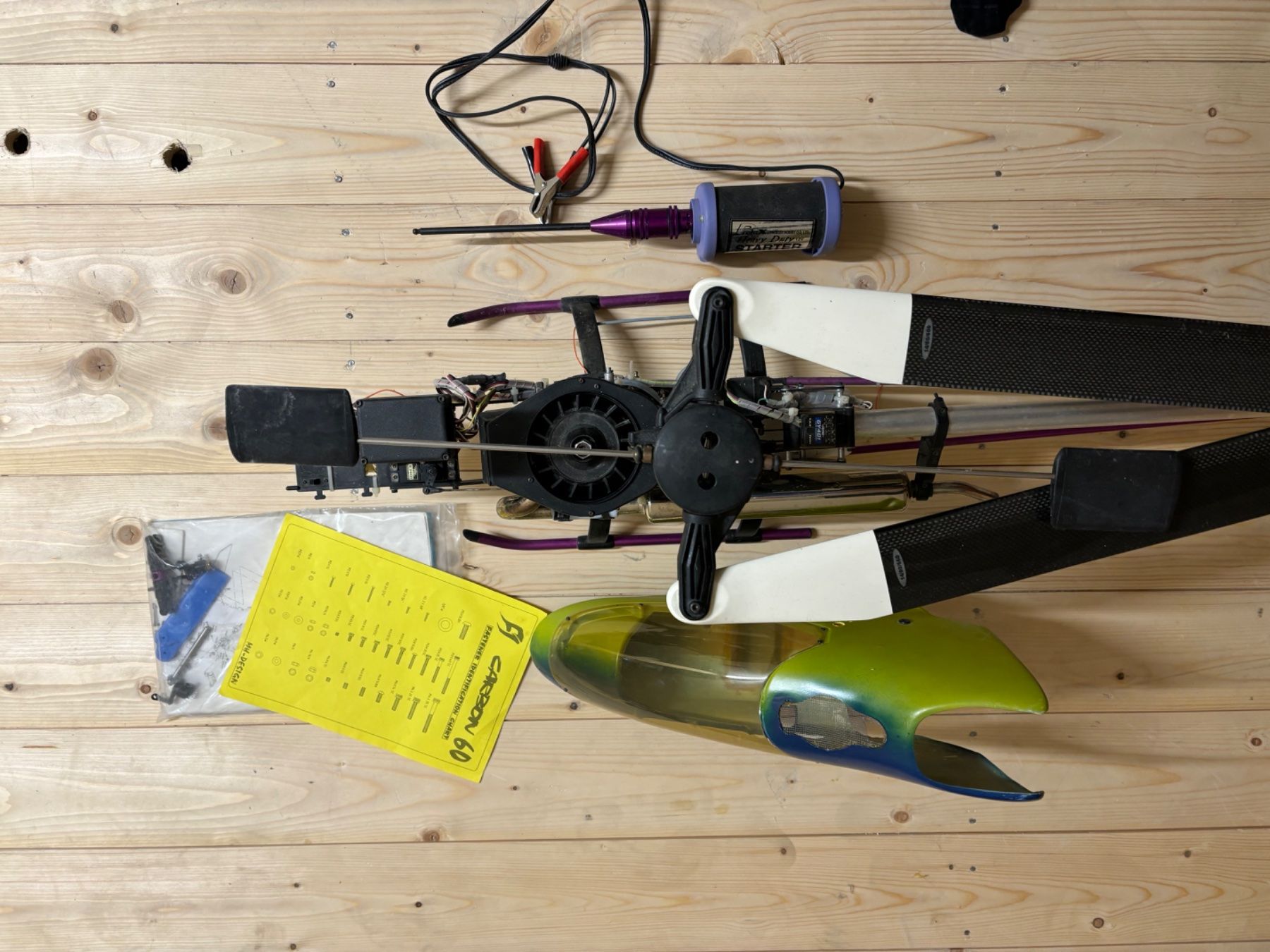 Modellismo RC: RC Helikopter inkl Motor und Servos – Usato da Wettingen venduto da thomasito01 2