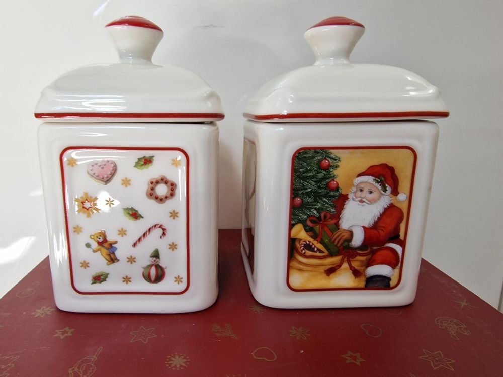 Grande Boîte Décorative Villeroy & Boch Toys Delight – Noël, Bougeoir, Porcelaine, Neuf