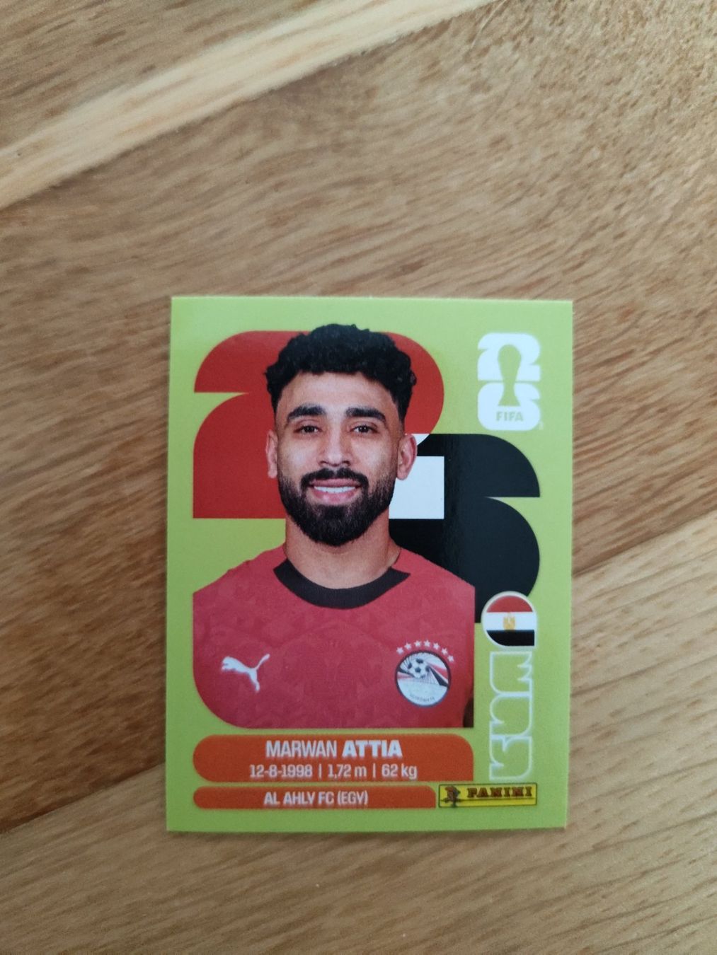 Panini Carte collezionabili: Panini WM 2026, EGY 10, Attia – Usato da Aarburg venduto da gloeckgloeck