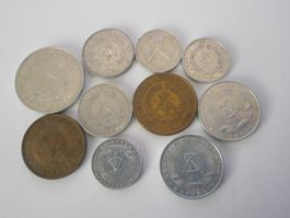 Lot Münzen DDR