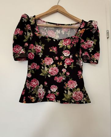 T shirt Blumen Grösse M