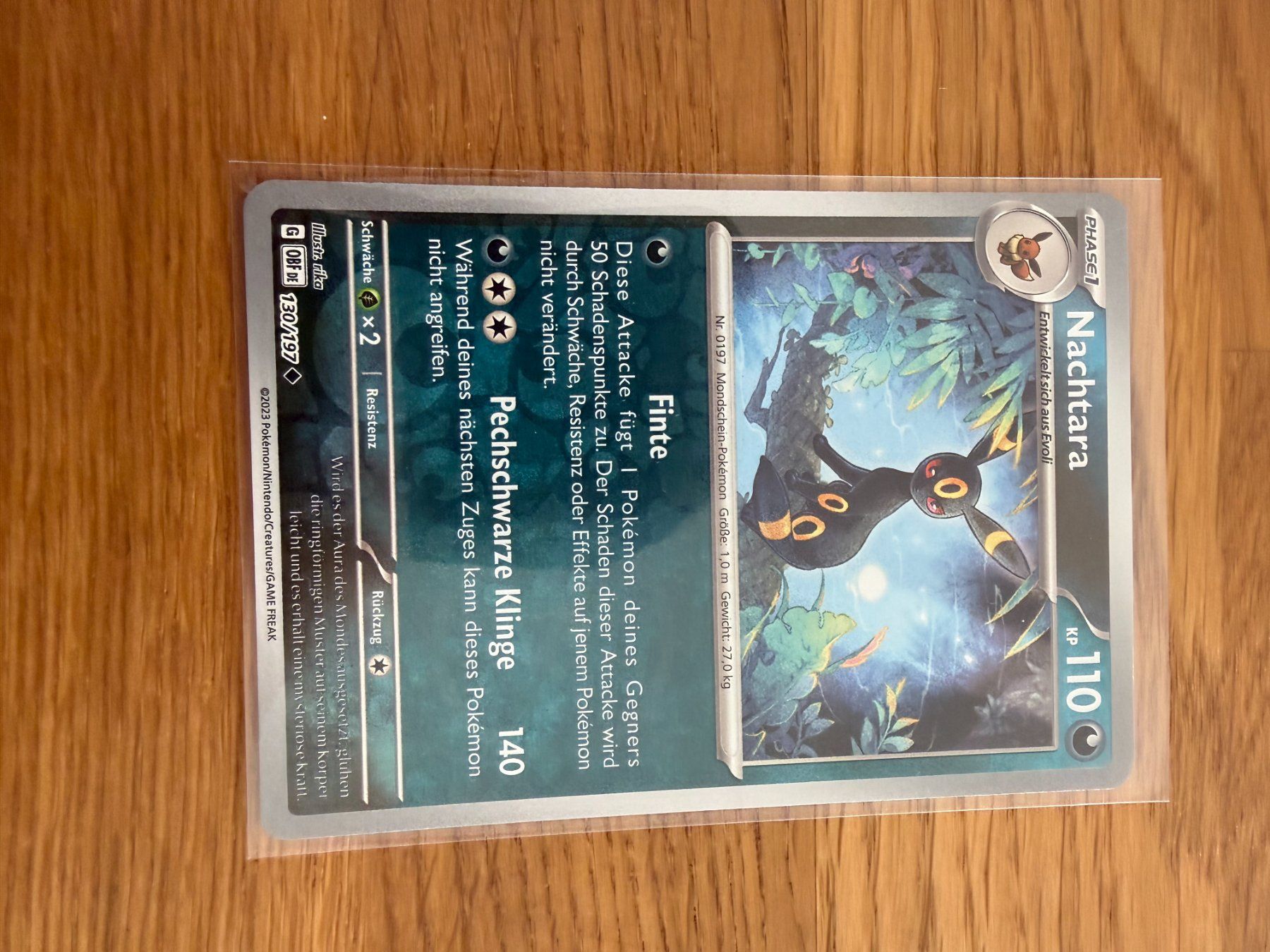 Pokémon Sammelbilder & Trading cards: Nachtara 130/197 – Gebraucht aus Amriswil von sim_nlb6
