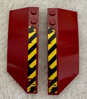 Lego 2 x Wedge 8 x 3 x 2 - 41749pb022 & 41750pb022