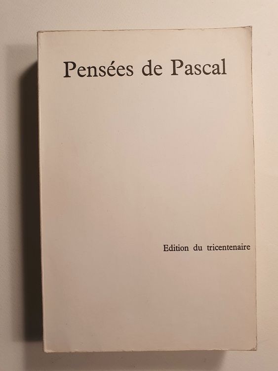 Des Pensées de Pascal de Hachette BNF - Livre
