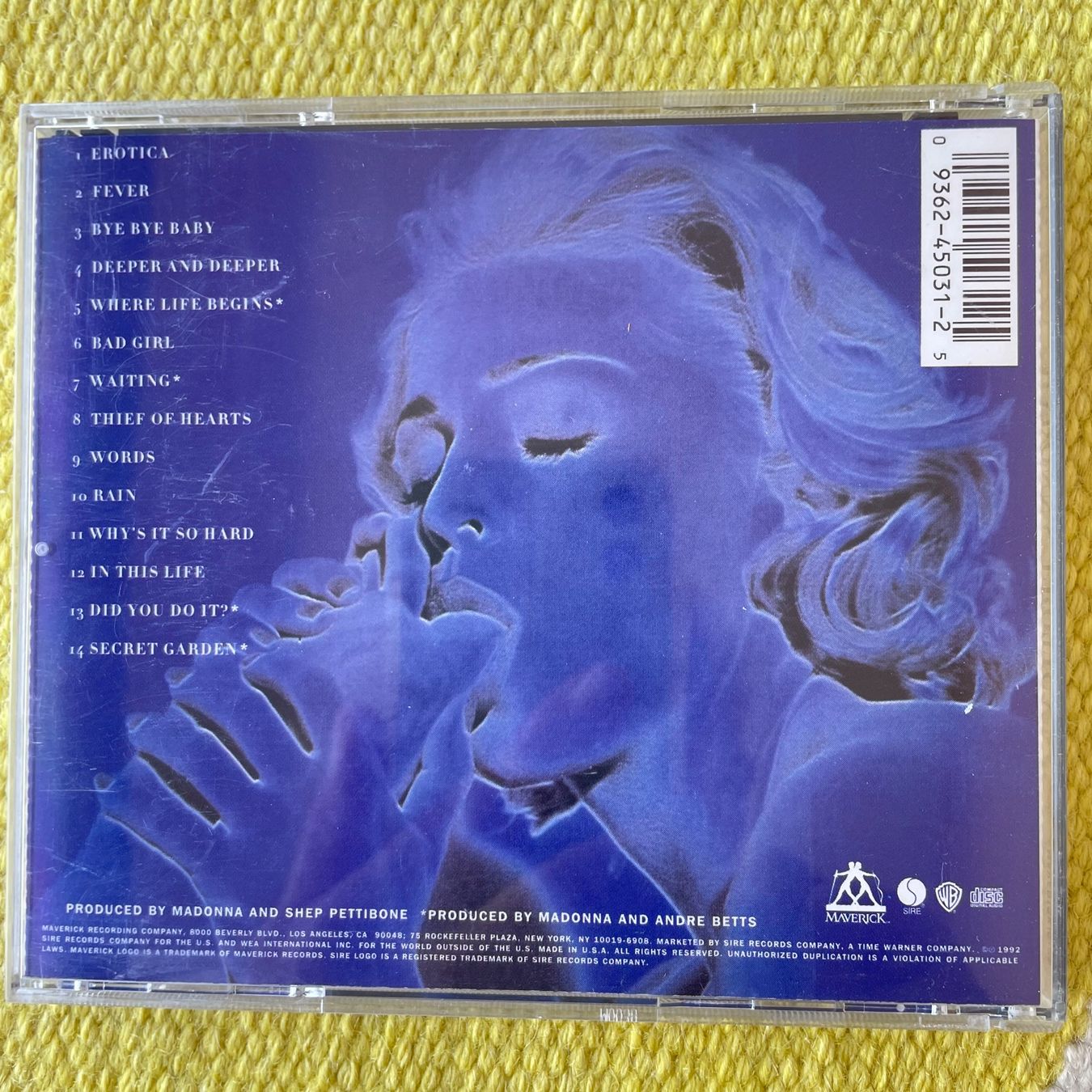 CDs: MADONNA-EROTICA – D'occasion à Rorschacherberg par CD-Roli 1