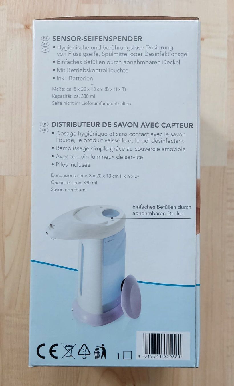Autres soins du corps: Seifenspender mit Sensor Automatisch – Neuf avec emballage d'origine à Kölliken par arwen6 1