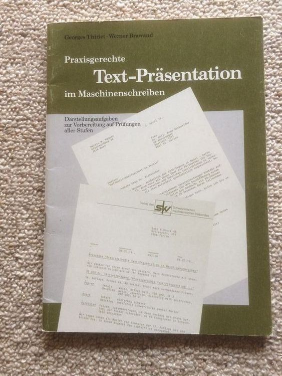 Libri: Thiriet/Brawand - TEXTPRÄSENTATION – Usato da Buchs AG venduto da ReaNaTsch