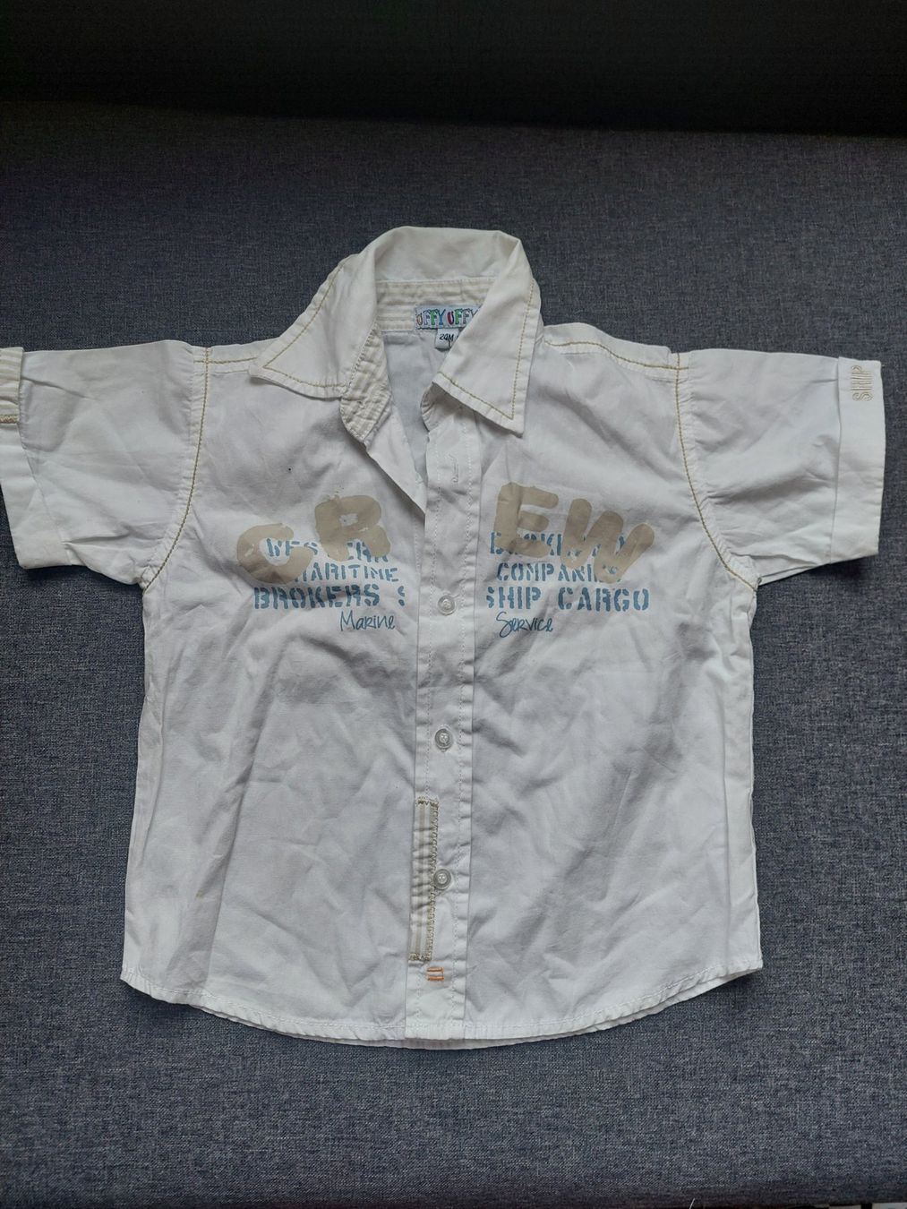 Hemden, T-Shirts & Polos: Weisses Hemd Grösse 92 – Gebraucht aus Beckenried von Havacola 1