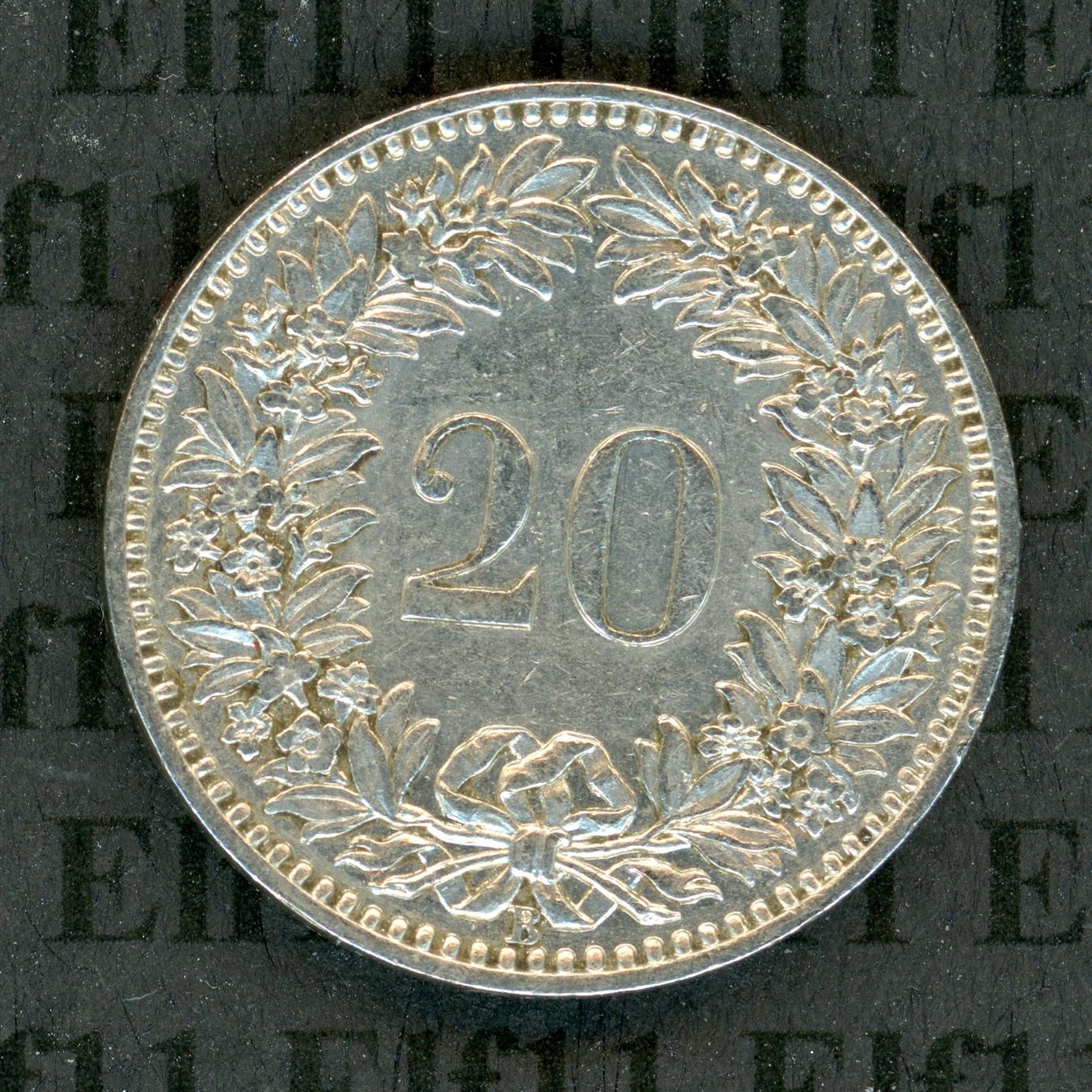 Tutti le monete: CHF___0.20 1930 vz 20 Rappen – Usato da Widnau venduto da Elf11 1