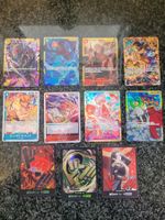 One Piece TCG SEC RARE + Promo BUNDLE leicht beschädigt