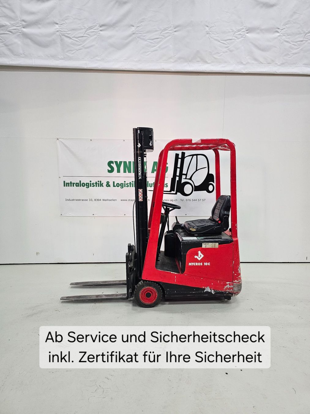 Jungheinrich Carrelli elevatori e a forche: V. Mariotti Micros 1.0 C, kleinste Gegengewichtstapler – Usato da Wallisellen venduto da Synex-AG