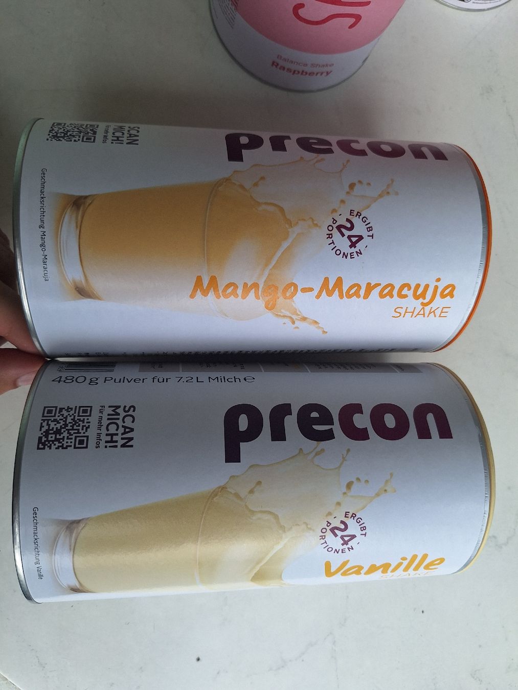 Precon Lebensmittel & Spezialitäten: Precon Shake Mango-Maracuja und Vanille  – Neu und originalverpackt aus Kriens von kbb866