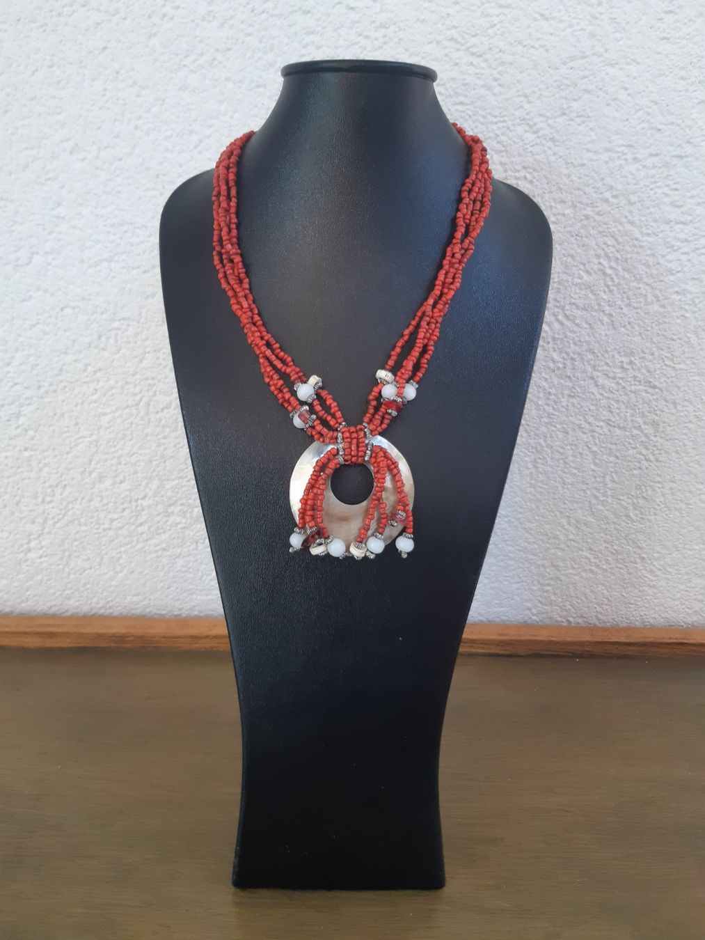 Ketten: Superbe Collier Corail +Pendentif Perle & Coquillage - Neuf – Gebraucht aus Meinier von Gattuso22 2